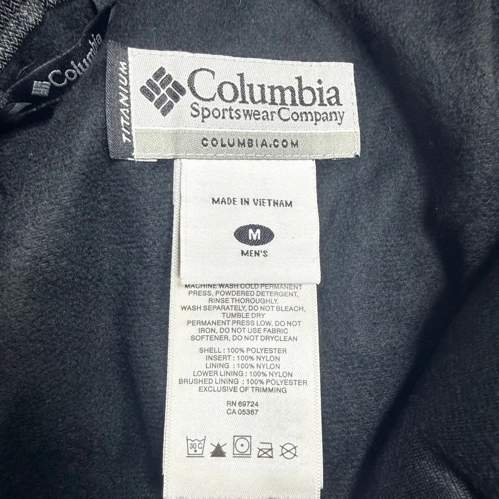 Columbia Titanium Omni-Tech Mens Ski Snowboard Pants Gray Cargo Size M Medium